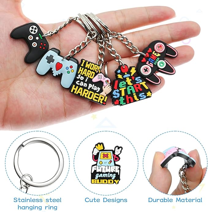 XHAOYEAHX Random Keychains Bulk,Cute Key Chain for Prizes Gifts Party Favors