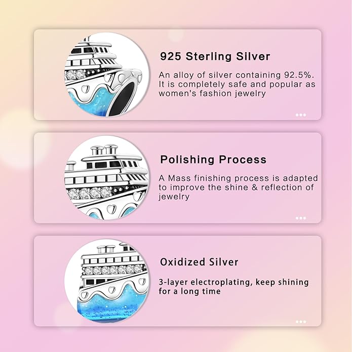 Hamsa Hand Dragon Bible Cross Prayer Charm 925 Sterling Silver Charms Fits Women's Charm Bracelet and Necklace Bead Charms Jewelry Gifts for Sister Friend