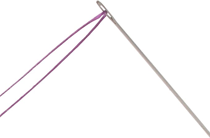 The Beadsmith Bead Embroidery Needles, Size 10 and 12 Assortment, Pack of 4, European Quality, Ideal for Right Angle Weave - The Blunt Tips Will not fray Threads as They Pass!