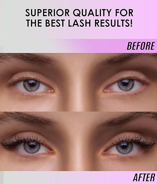 STACY LASH Sensitive Eyelash Extension Glue 0.17fl.oz/5ml / 5-6 Sec Drying time/Retention – 4-5 Weeks/Black Adhesive/Professional Supplies