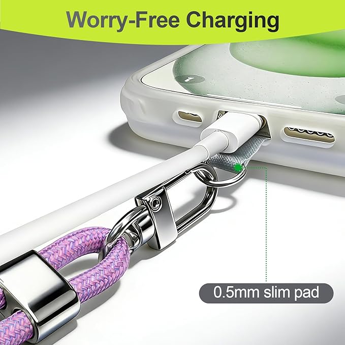 Phone Lanyard & Phone Wrist Strap, 3 in 1 Adjustable Anti Theft Phone Strap for Travel Hiking Cycling Climbing