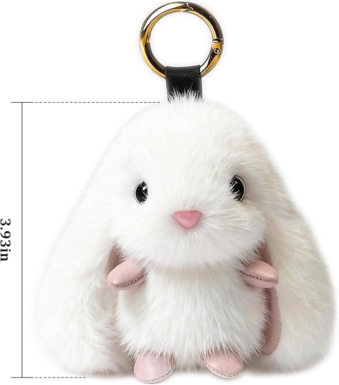 Cute Plush Keychain, Car Pendant, Bag Purse Backpack Charm Accessory, Gift for Girls Women