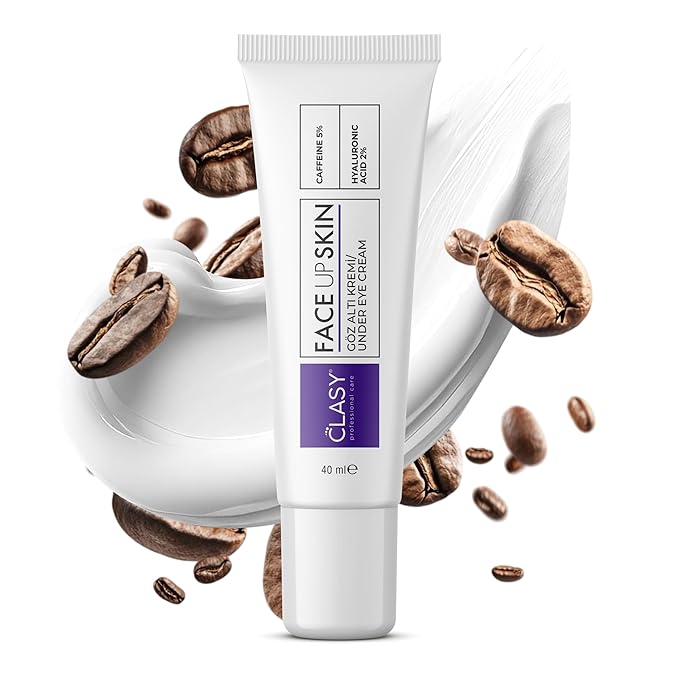 Under Eye Cream for Dark Circles and Puffiness – 5% Caffeine + 2% Hyaluronic Acid – Eye Brightening Cream for Wrinkles, Bags, Fine Lines – Korean Eye Cream for Women