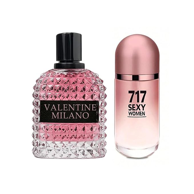AFLUXE Women's Perfume Combo Set Milano Women&717 Sexy Women Floral Fruity Fragrance Eau De Parfum Elegant 100ml Bottle Natural Spray Each for Daily Used