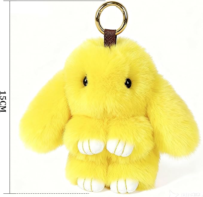 Cute Plush Keychain, Car Pendant, Bag Purse Backpack Charm Accessory, Gift for Girls Women