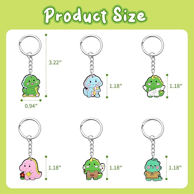 Keychains Bulk DIY Cute Keychain Charms Backpack Charms for Girls Backpack Keychains PVC Key Ring Party gifts