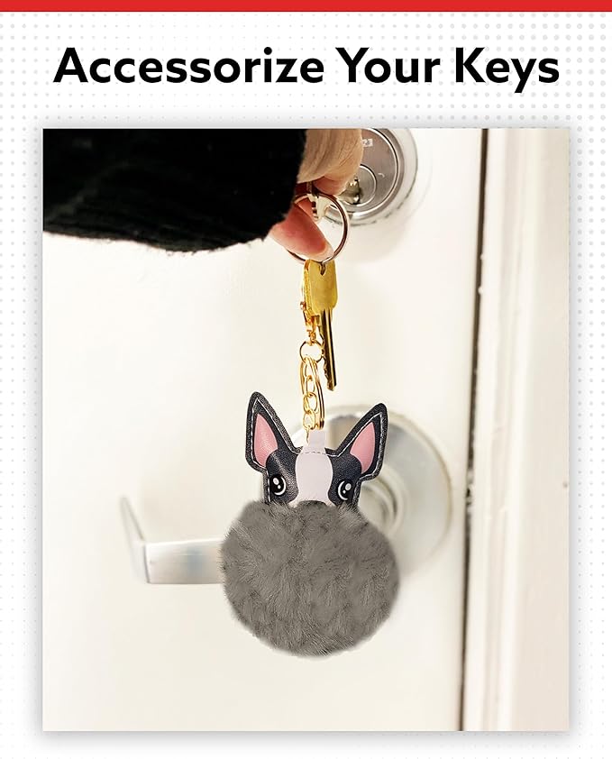 ALPI Super Plush Keychain - Cute Keychain for Bags, Keys, & More - Adorable Purse Charm - Pack of 5