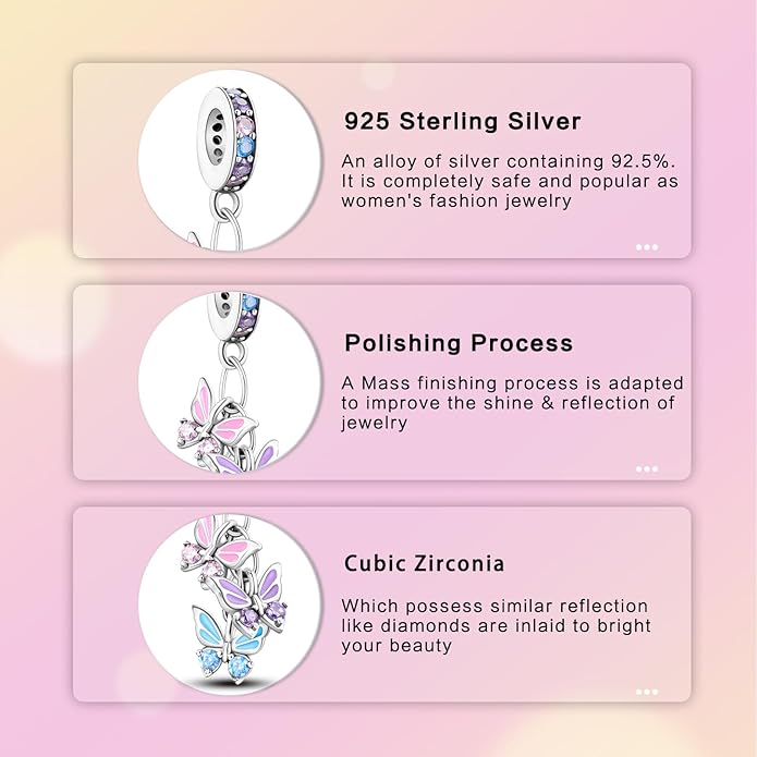 Hamsa Hand Dragon Bible Cross Prayer Charm 925 Sterling Silver Charms Fits Women's Charm Bracelet and Necklace Bead Charms Jewelry Gifts for Sister Friend