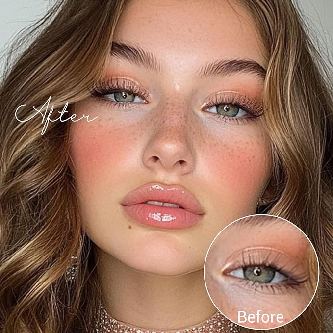 Brown Lash Clusters Natural Eyelash Clusters Invisible Band Brown Lash Extension C Curly Dark Brown Wispy Lash Extension DIY Individual Eyelash Extension by zanlufly