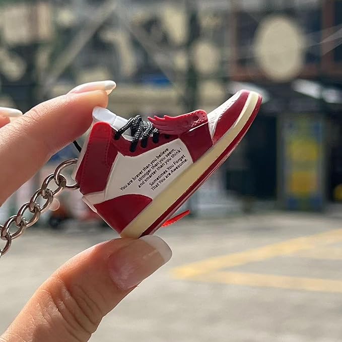 MPK 3D Mini Shoe Keychain,Sneaker Shoe lovers Keychainirthday Birthday Party Mystery Goodie Bag Prizes