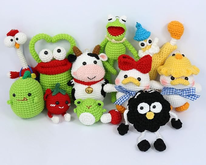 Hand Made Cute keychains for Women,Funny Birthday Christmas Gift Decorate of Car Key,Backpack Pendant