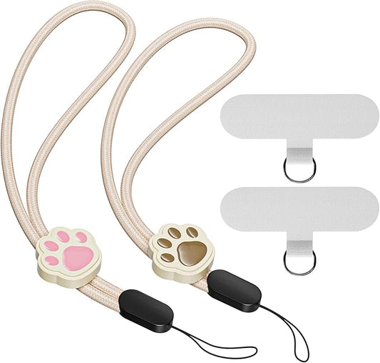 SURDOCA Adjustable Phone Lanyard, Camera Wrist Strap, Nylon Wrist Lanyard, Phone Wristlet, Anti Theft Phone Strap, Lanyard for Earphone, USB Flash Drive, ID Name Tag Badge
