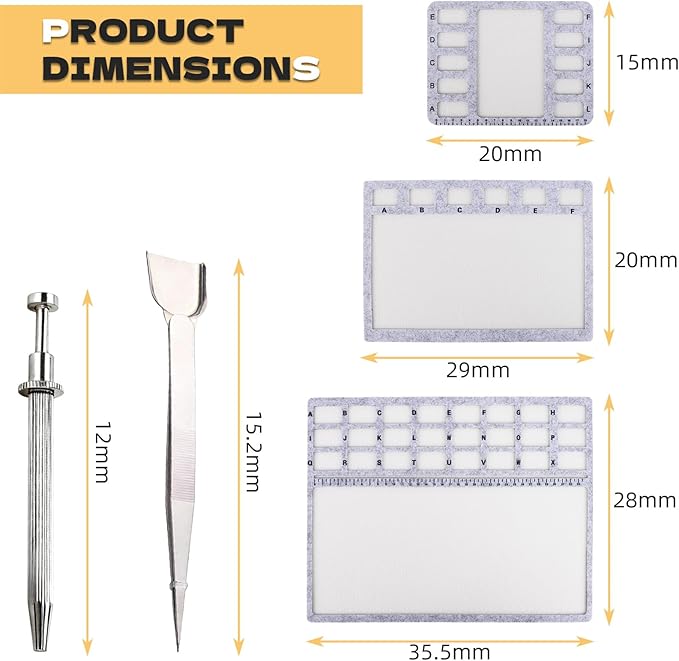 WUCID Bead Mat, Beading Supplies, Bracelet Making, Bead Boards forJewelry Making, Bracelet Making Supplies and 1PCS Stainless Steel Handy Tweezers, 1PCS Gemstone Claw
