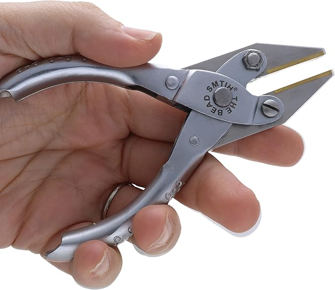 The Beadsmith Flat Nose Parallel Pliers - 5 inches (127mm), Steel Tool for Jewelry Making, No Spring