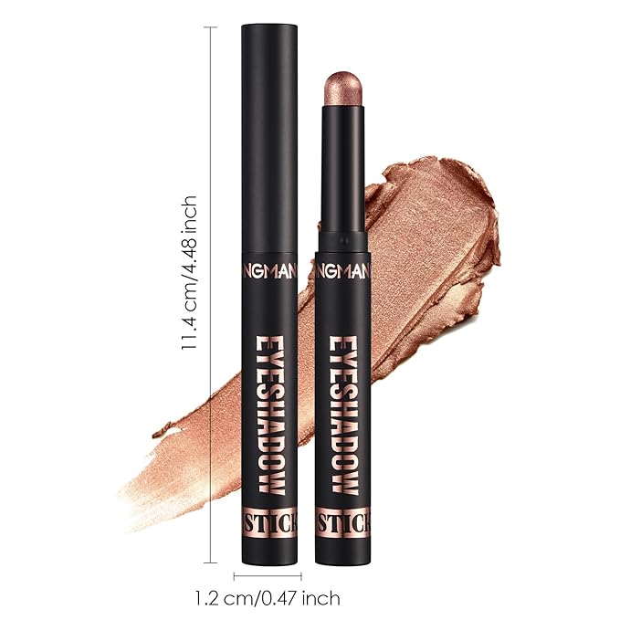 Jolilab Eyeshadow Stick Set, 8 Colors Matte Professional Bright-Colored Contouring and Highlight Eyeshadow Stick, Cream Waterproof Long Lasting High Pigmented Eye Shadow. (8, EYESHADOW B)