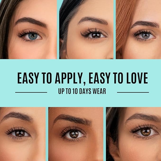 GAZELLE Luxury Natural Lash Clusters, Soft Korean Silk PBT Fibers, DIY Cluster Eyelash Extensions, Comfortable Wear, Lasts 10 Days – Cleopatra – 12mm