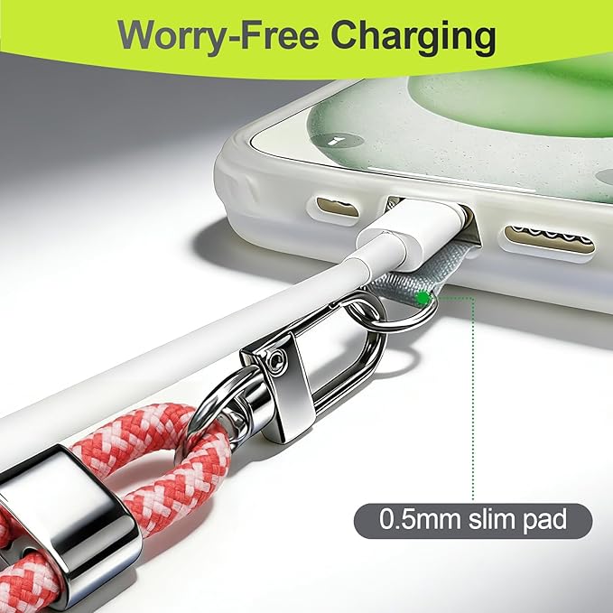 Phone Lanyard & Phone Wrist Strap, 3 in 1 Adjustable Anti Theft Phone Strap for Travel Hiking Cycling Climbing
