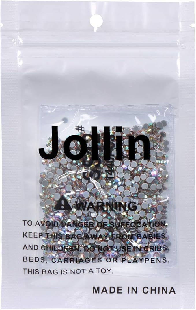 Hot Fix Crystal Flatback Rhinestones Glass Diamantes Gems 3.2mm(12ss 1440pcs, Dawnlight)