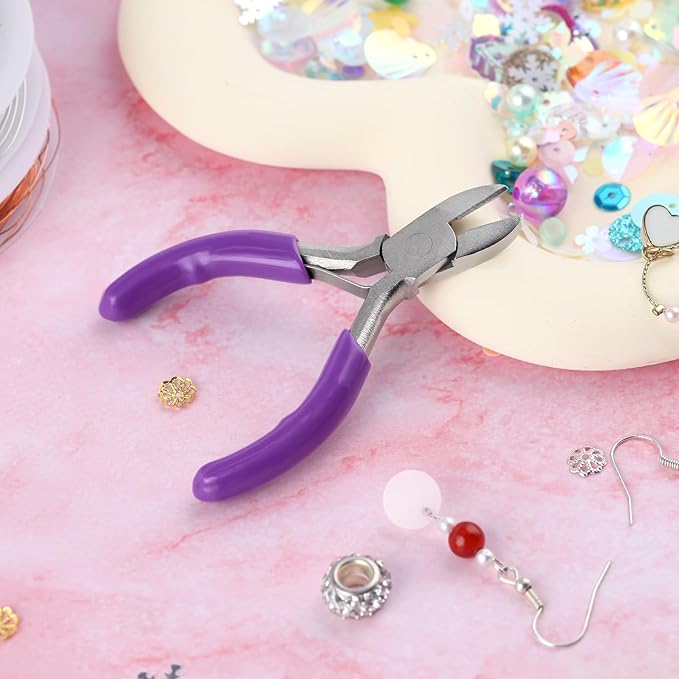SPEEDWOX 3-Inch Diagonal Cutters Small Wire Cutting Pliers for Jewelry Making, Floral Wire, Zip Ties - Mini Side Cutting Tool, Snips, Flush Pliers