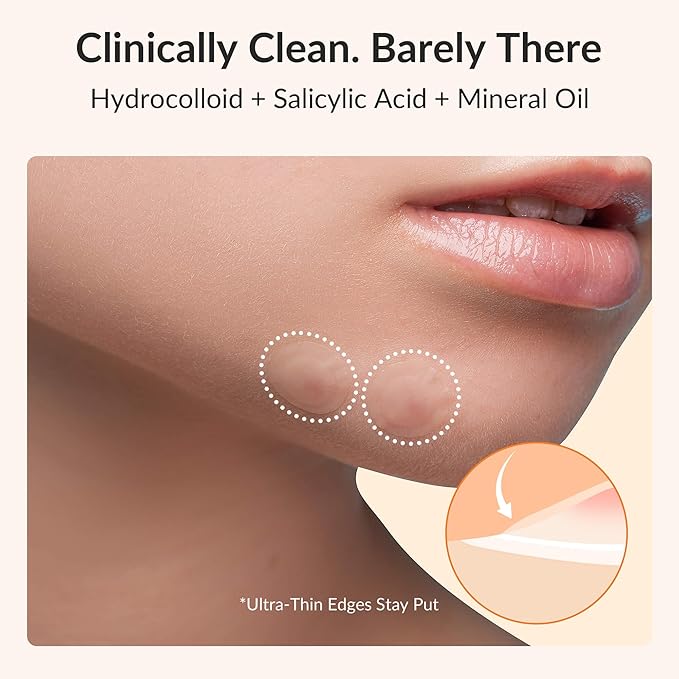 RPE Life Korean Pimple Patches – Invisible Acne Stickers with Salicylic Acid & Hydrocolloid, Miracle Patches for Pimples Zit Stickers Blemish Dots Pimple Stickers for Face Overnight Healing - 72 Count