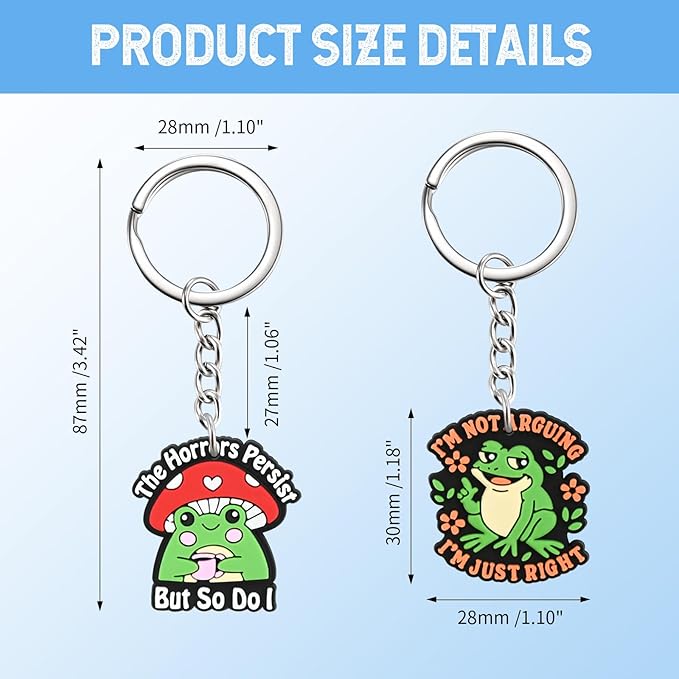 Keychains Bulk DIY Cute Keychain Charms Backpack Charms for Girls Backpack Keychains PVC Key Ring Party gifts