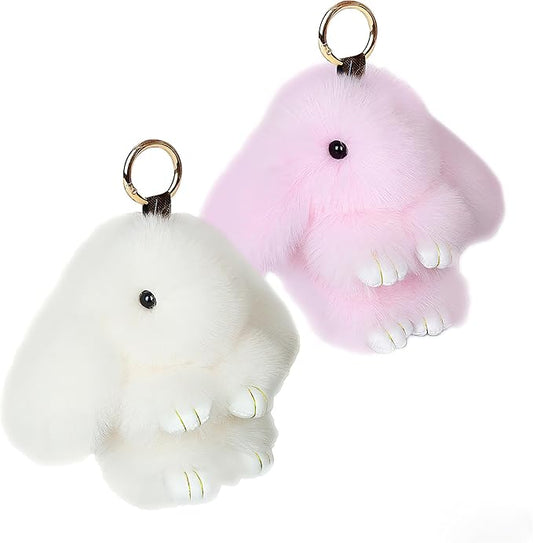 Cute Plush Keychain, Car Pendant, Bag Purse Backpack Charm Accessory, Gift for Girls Women