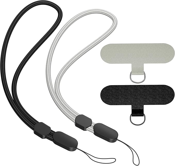 SURDOCA Adjustable Phone Lanyard Wrist Strap, Camera Wrist Strap, Nylon Wrist Lanyard, Anti Theft Strap, Lanyard for Earphone, USB Flash Drive, ID Name Tag Badge (No Paw)