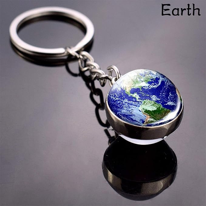 JWPavilion Solar System Planet keychain Accessories Pendant Glow In The Dark