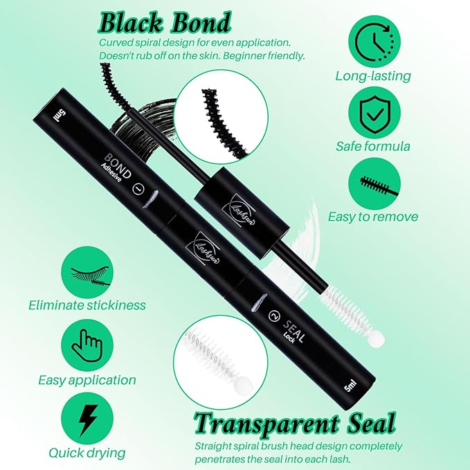 Lash Clusters Kit Wispy Eyelash Clusters Kit Cat Eye Lashes Clusters Kit Cluster Eyelash Extensions Pestañas Postizas Naturales Lash Extension Kit+Lash Bond and Seal,Remover,Tweezers(4 Boxes Kit-1)