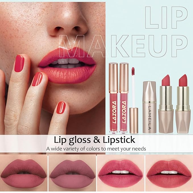 Makeup Kit for Women Full Kit Makeup Sets for Teenagers Makeup Kits for Women Teen Girls Includes 20 Colors Eyeshadow Palette Foundation Make Up Set for Beginners