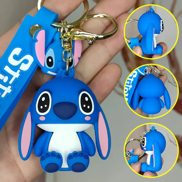 Cute Stitch Cartoon Keychain for Bags and Ornaments