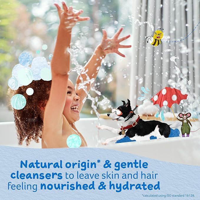 Childs Farm, Kids Hair & Body Wash for Dry, Sensitive Skin, Organic Sweet Orange, Gently Cleanses, Vegan, Cruelty-Free, 8.4 Fl Oz