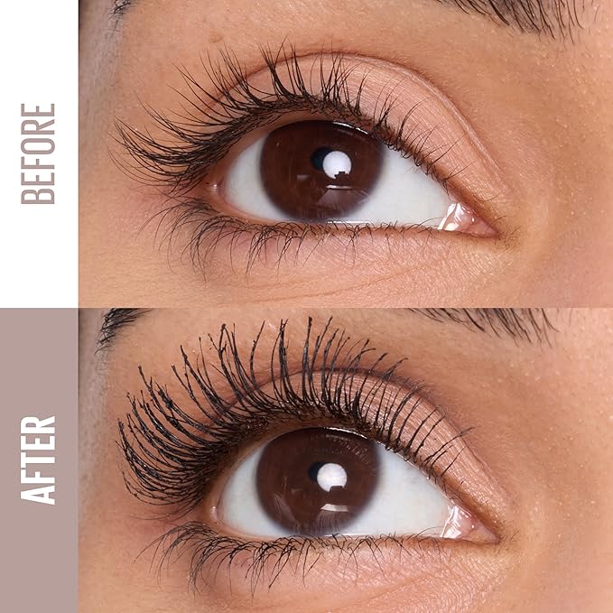 Maybelline Lash Sensational Body Washable Mascara, Volume and Length Formula for 24HR Lash Lift, Smudge and Clump-Resistant, Brownish Black