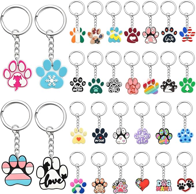 Keychains Bulk DIY Cute Keychain Charms Backpack Charms for Girls Backpack Keychains PVC Key Ring Party gifts