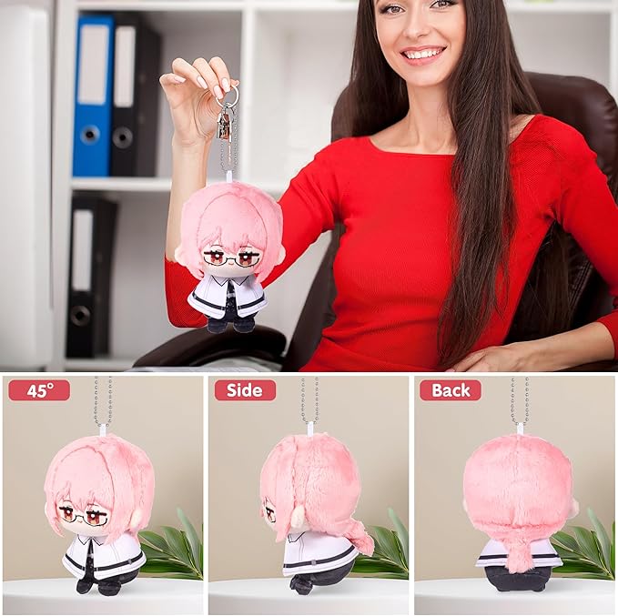 UTIEHD Zenless Zone Zero Plush Keychains, Cute 4 Inch ZZZ Collectible Dolls, Compact Size for Bags and Keys for Fans
