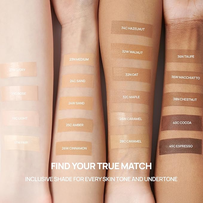 BANILA CO Covericious Ultimate Cover Cushion | Up to 100HR Long-Wear Foundation | 20 Shades for All Skin Tones | Matte & Lightweight Finish | Korean Cushion Foundation (14g / 0.49 oz), 38N CHESTNUT