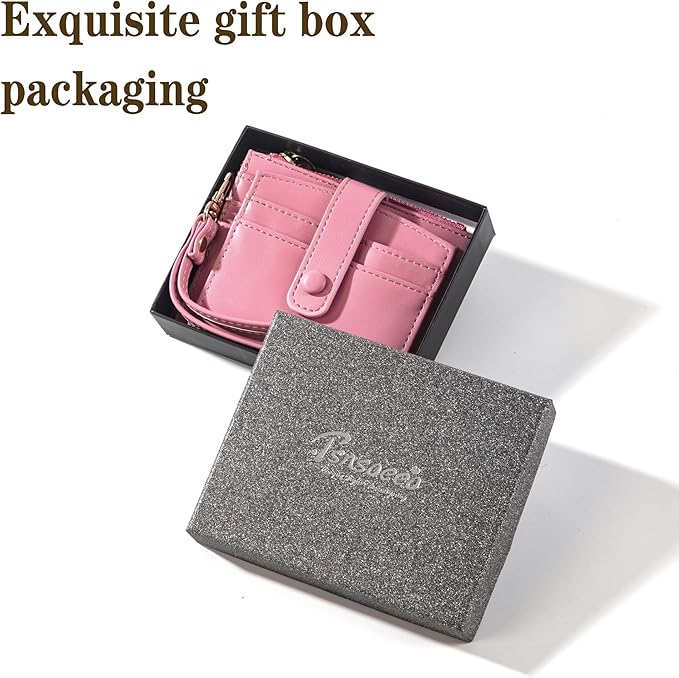 Keychain Wallet Wristlet Small Credit Card Holder Bracelet Key Chain Purse Bangle Tassel Beads Key Rings for Women