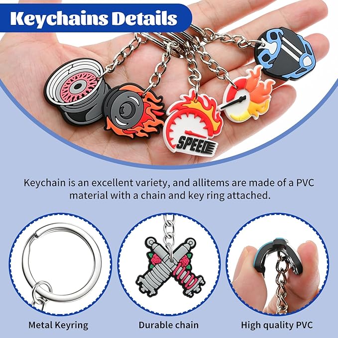 XHAOYEAHX Random Keychains Bulk,Cute Key Chain for Prizes Gifts Party Favors