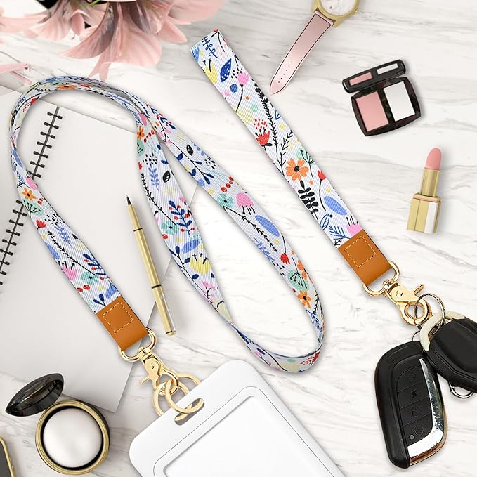 Cool Leopard Wristlet Keychain, Wrist Lanyard Key Chain For Women Men Car Keys Id Holder Card Phone Wallet Camera