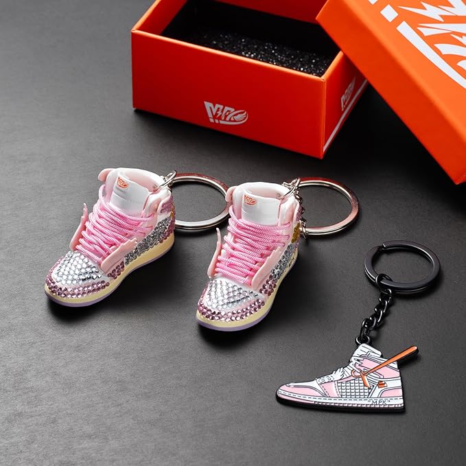 MPK 3D Mini Shoe Keychain,Sneaker Shoe lovers Keychainirthday Birthday Party Mystery Goodie Bag Prizes