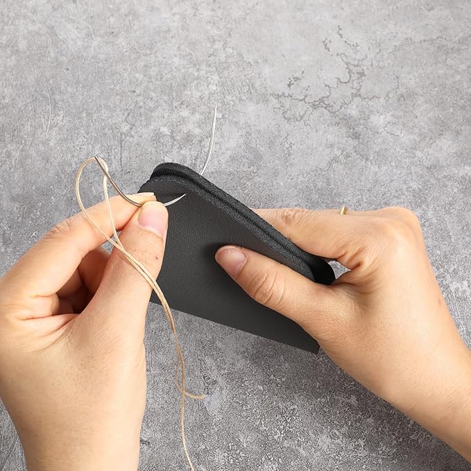 14PCS Curved Needles Sewing 7 Sizes C-Type Weaving Upholstery Needle with Sharp Tips Heavy-Duty Hand Sewing Repair Needles for Carpet Canvas Repairing Blocking Knitting Modelling Crafts(14)