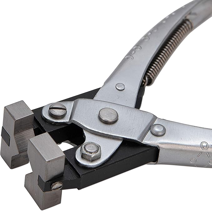 The Beadsmith Bending and Forming Parallel Plier, 5.25 inches (135mm), Steel tool for jewelry making, with spring handle