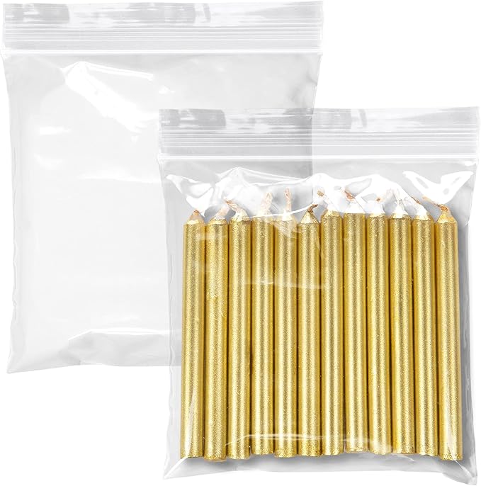 APQ Clear Plastic Reclosable Zipper Bags, 4 x 4 Inches. Pack of 1000 Reclosable Plastic Bags with Zipper Closure. 2 Mil Plastic Jewelry Bags. Waterproof Reclosable Zip Bags for Industrial Use