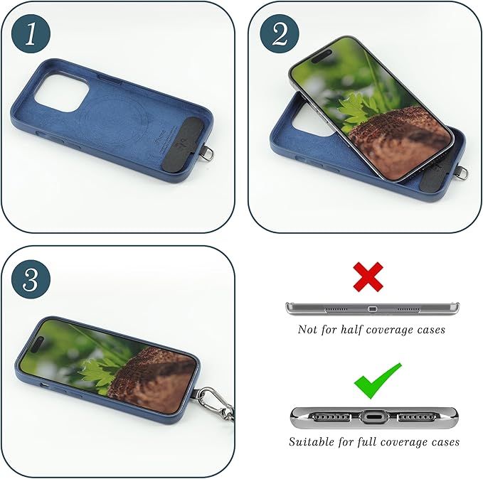 Cell Phone Wrist Strap Phone Lanyard Wrist Phone Wristlet Lanyard Hand Wristlet Strap (Camo Blue)