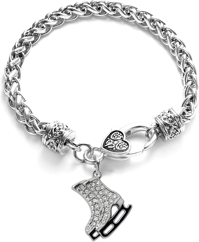 Inspired Silver - Silver Customized Charm Bracelet with Cubic Zirconia Jewelry