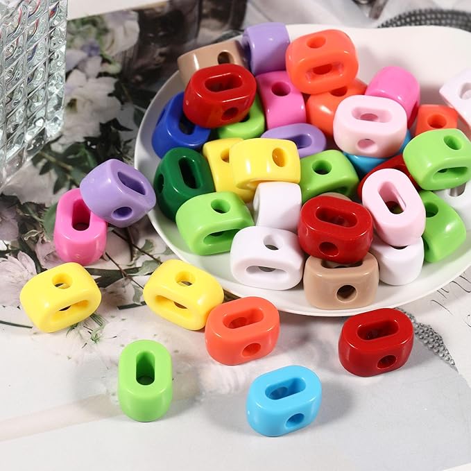 40 PCS Number Beads 3D Focal Bead Acrylic Loose for Jewelry Making Bracelet Necklaces Keychain Phone Bag Chain Key Chains (Mixed Color 0)
