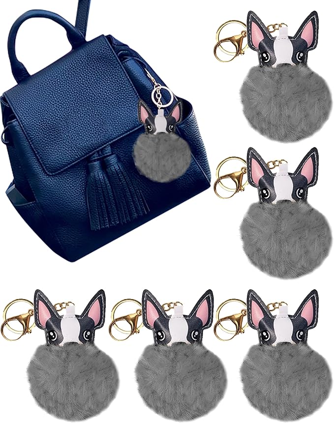 ALPI Super Plush Keychain - Cute Keychain for Bags, Keys, & More - Adorable Purse Charm - Pack of 5