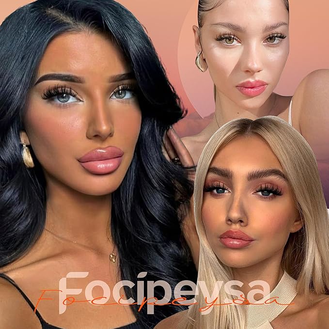 Focipeysa Volume False Eyelashes Manga Wispy Lash Pack 15mm Strip Lash D Curly Faux Mink Lashes that Look Like Lash Extensions Wispy False Lash Pack DIY Lash at Home
