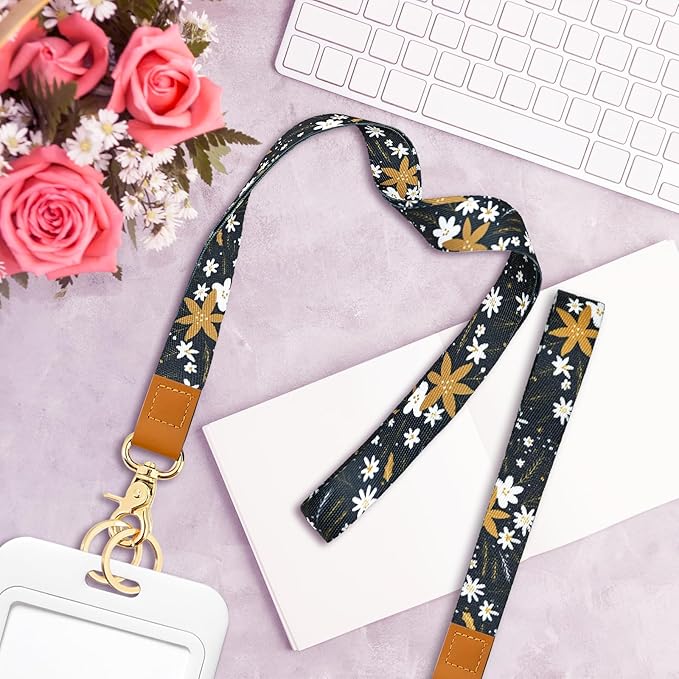 Cool Leopard Wristlet Keychain, Wrist Lanyard Key Chain For Women Men Car Keys Id Holder Card Phone Wallet Camera