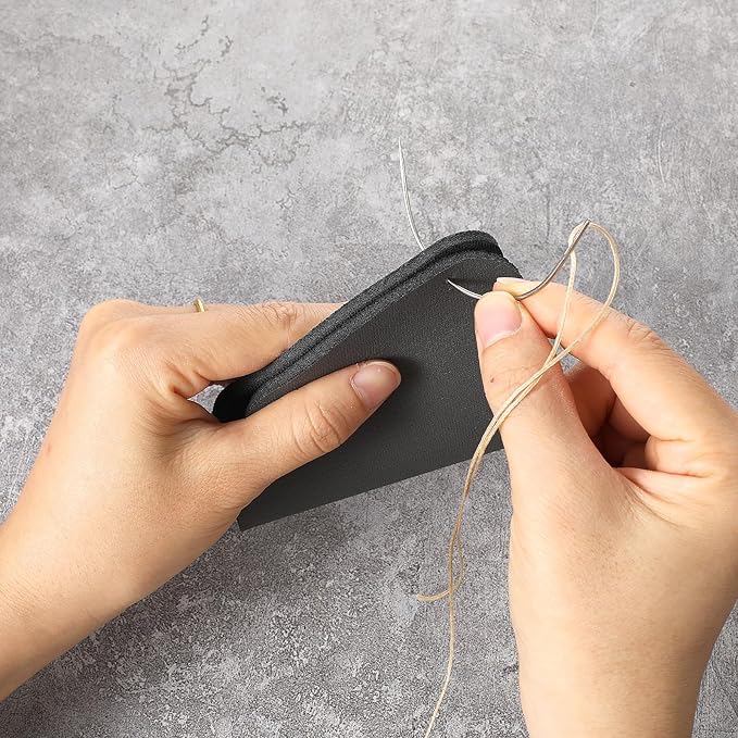 28 PCS Curved Needles Sewing 7 Sizes C-Type Weaving Upholstery Needle Heavy-Duty Hand Sewing Repair Needles with Sharp Tips for Carpet Leather Canvas Repairing Blocking Knitting Modelling Crafts